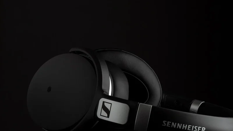 (Black) Bluetooth 5.0 Stereo Bass Headphones Business Sports Gaming Earphone with Mic