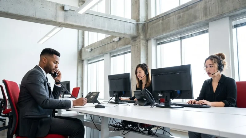 Desk Phone Headset-Superb Sound Professional Monaural Corded Phone Headset Compatible with Polycom, Cisco,Avaya/Lucent, Nortel,Polycom,Samsung