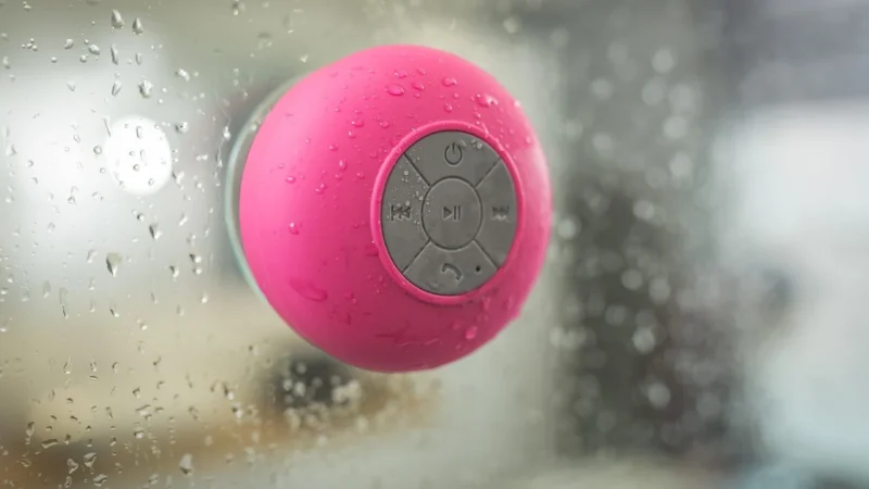 (Pink) Bluetooth 5.0 Stereo Sports Earbuds Earphone with Type-C Charging Box